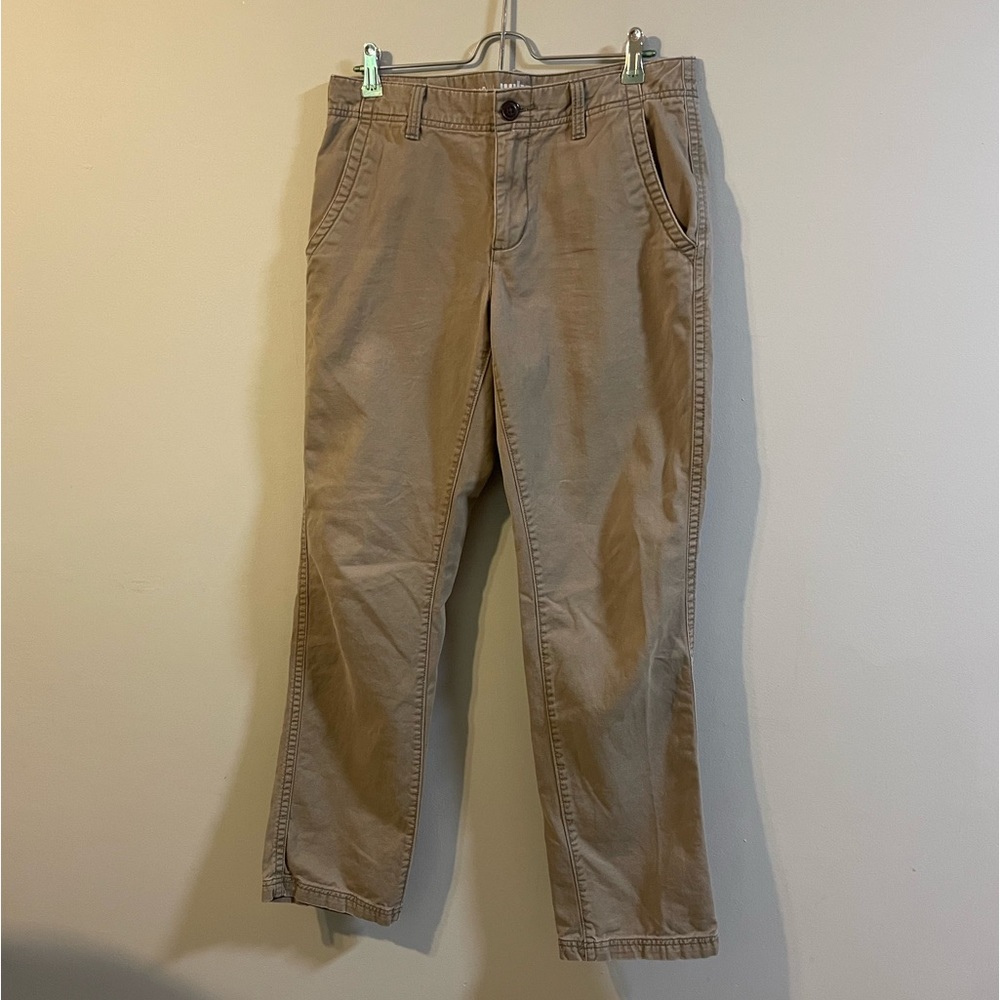 Relaxed Straight Khakis